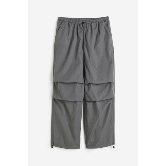 H&M Pants - H&M Parachute Pants in Dark Gray, Size XS, Track Pants Joggers